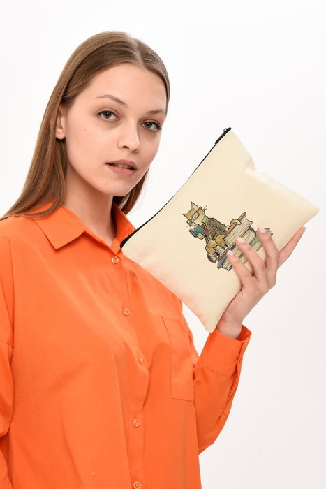 Zoozie Bags Neceser de maquillaje en color Crema